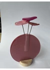 Kerek váza szet, rózsaszín színállásban 13 cm