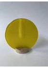 Kerek váza sárga színben 13 cm