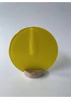 Kerek váza sárga színben 13 cm