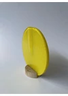 Kerek váza sárga színben 13 cm
