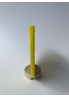 Kerek váza sárga színben 13 cm