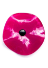 Kis méretű üveg csillagvirág beltérre magenta színben 43 cm -es rozsdamentes acélszáron