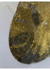 Kültéri 18 cm átmérőjű fekete-arany üvegvirág