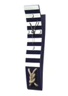 Nautic kék falióra 10x41 cm