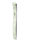Crackled fehér falióra 12x115 cm