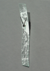 Natural transzparens-fehér falióra 6x41 cm