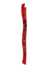 Splash piros-fehér falióra 8x98 cm
