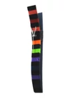 Carneol Rainbow fekete-szivárvány falióra 6x41 cm