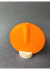 Kerek váza narancs színben 13 cm
