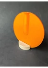 Kerek váza narancs színben 13 cm