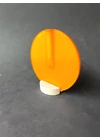 Kerek váza narancs színben 13 cm