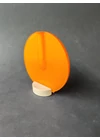 Kerek váza narancs színben 13 cm
