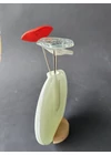 Kerek váza fehér színben 13 cm
