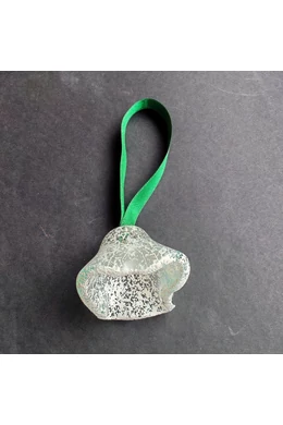 Nagy méretű üveg harang transzparens-fehér színben