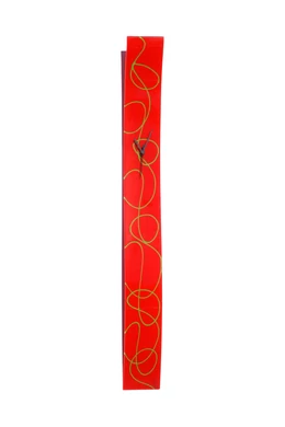 Geo piros-zöld falióra 12x115 cm