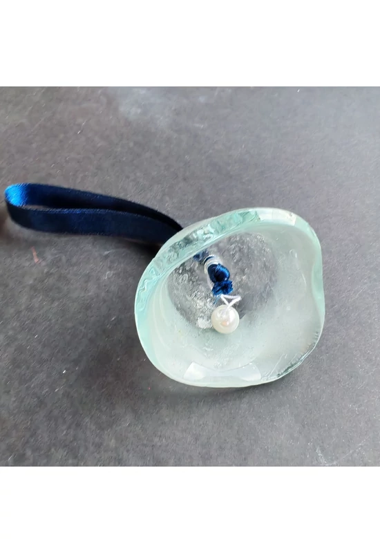 Nagy méretű üveg harang transzparens színben