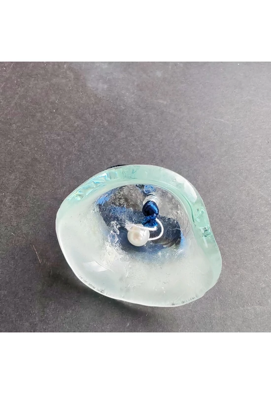 Nagy méretű üveg harang transzparens színben