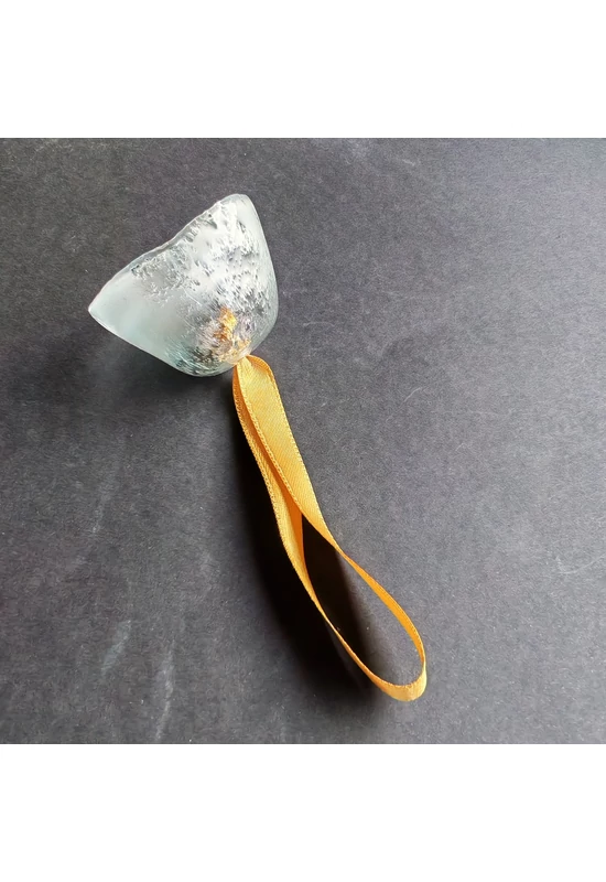 Nagy méretű üveg harang transzparens színben