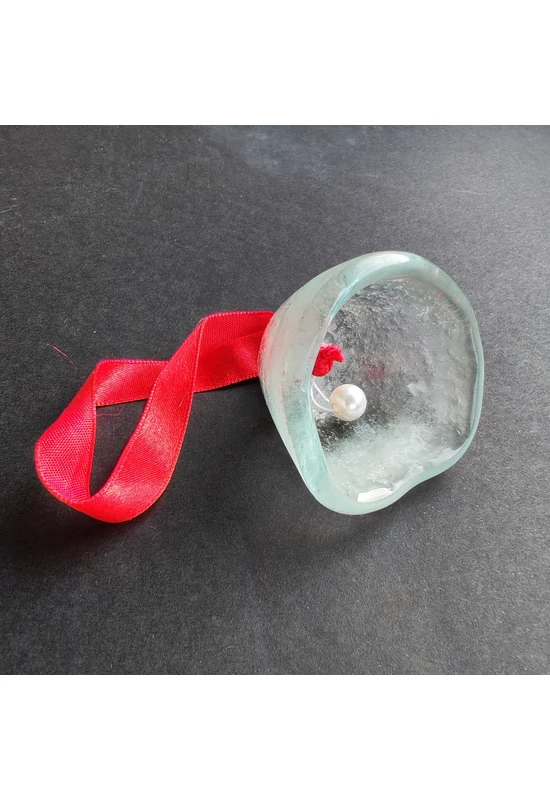 Nagy méretű üveg harang transzparens színben