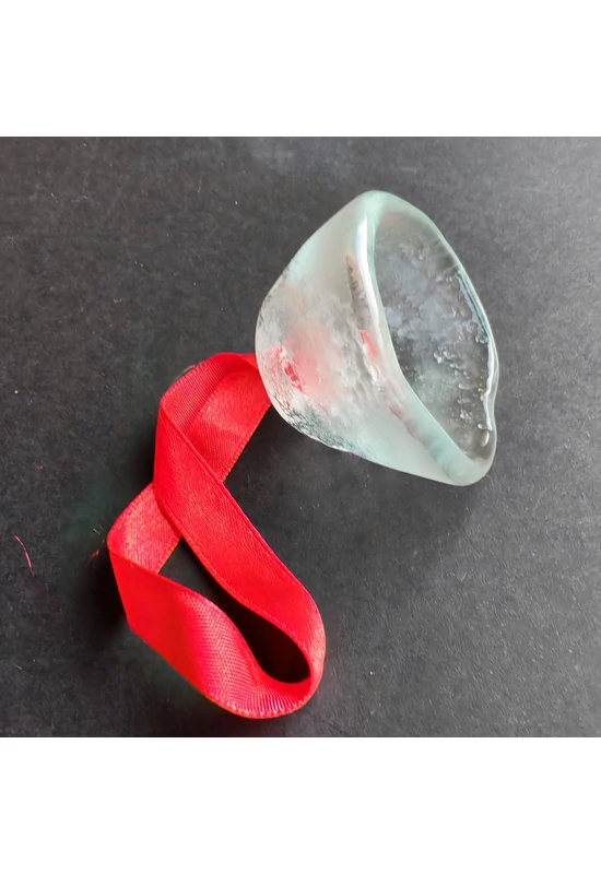 Nagy méretű üveg harang transzparens színben