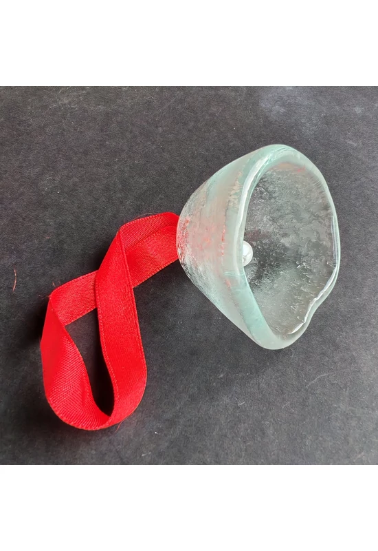 Nagy méretű üveg harang transzparens színben