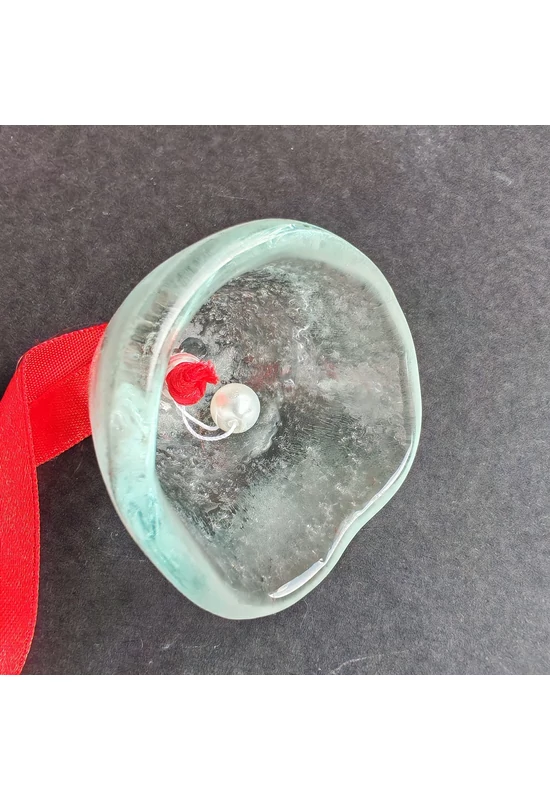 Nagy méretű üveg harang transzparens színben