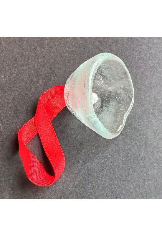 Nagy méretű üveg harang transzparens színben