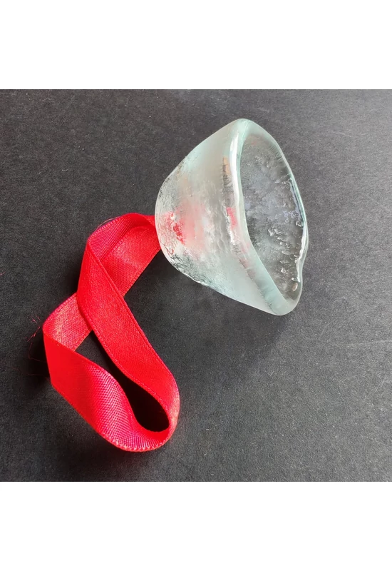 Nagy méretű üveg harang transzparens színben