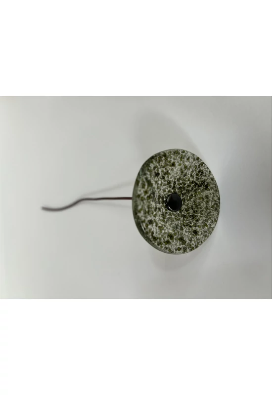 Small Glass Flower For Outside In Moss On Flexible Stem