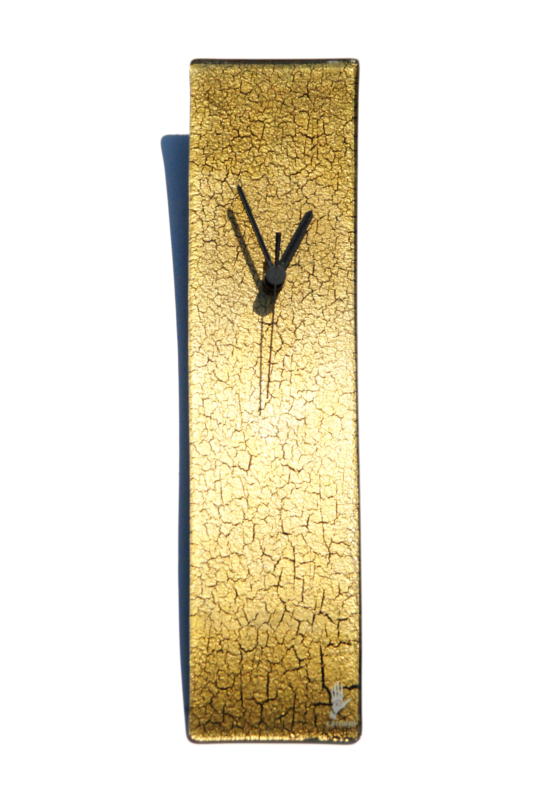 Crackled arany falióra 10x41 cm