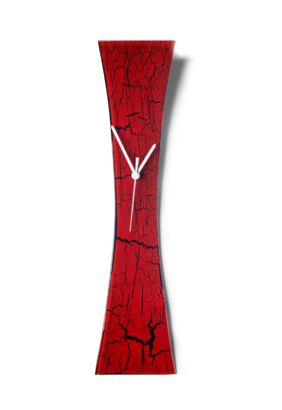 Crackled piros falióra 11x50 cm