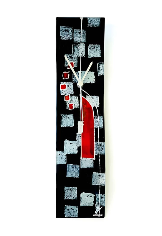 Dotti fekete-fehér falióra 10x41