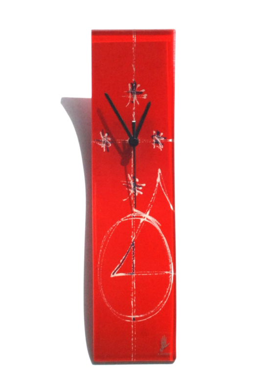 Geometry piros falióra 10x41 cm