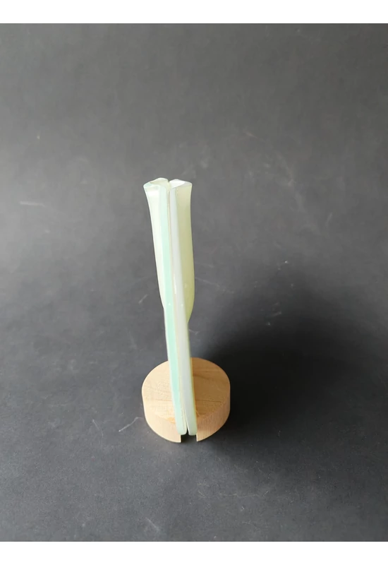 Kerek váza fehér színben 13 cm